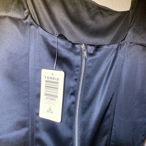 Torrid Satin Corset Style Top